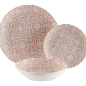 VAJILLA 18 PZS CIRYL ROSE Ø 27 CM Auténtico