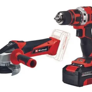TALADRO ATORNILLADOR + AMOLADORA 115 MM INCLUYE UNA BATERIA 18 V 4 AH Mejor Precio