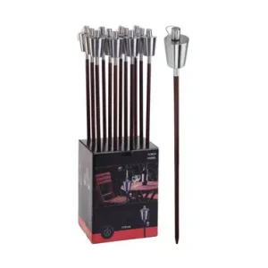 Última Versión ANTORCHA ACERO INOXIDABLE 110 CM