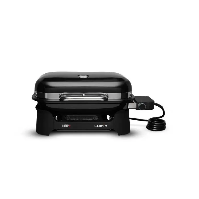 Moderno BARBACOA ELECTRICA COMPACT LUMIN 1000 NEGRA