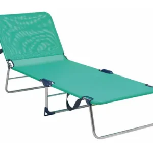 Envío Exprés CAMA PLAYA MULTIPOSICION CON ASA ALUMINIO FIBRELINE AZUL