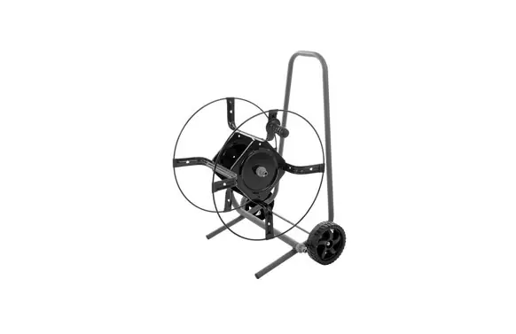 Artesanal CARRO PORTAMANGUERA METALICO PROFESIONAL 70 M Ø 15 MM