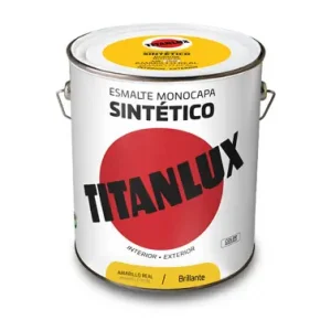 ESMALTE SINTETICO BRILLO 0529 4L AMARILLO REAL Oferta Limitada