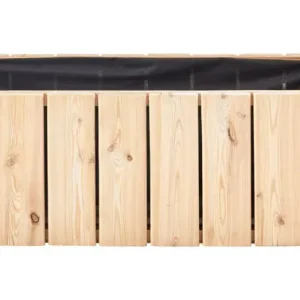 Económico JARDINERA DE MADERA RECTANGULAR BALCON 71 X 28 X 28 CM