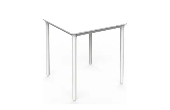 Premium MESA CUADRADA MARSELLA BLANCO 70 X 70 CM