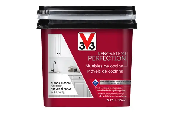 Oferta PINTURA RENOVACION COCINAS RENO PERFECTION 750 ML BLANCO ALGODÓN