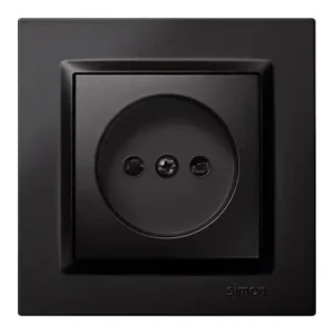 A Buen Precio BASE ENCHUFE SIN TT EMPOTRAR NEGRO SERIE 10