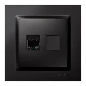 Pedido Al Por Mayor BASE ETHERNET RJ45 CAT.5E EMPOTRAR NEGRO SERIE 10
