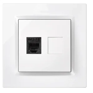 BASE TELEFONO EMPOTRAR BLANCO SERIE 10 Hecho A Mano