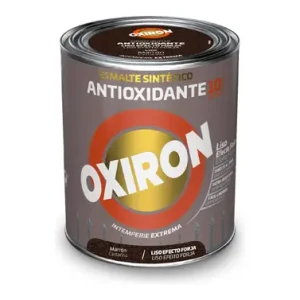 Alta Calidad ESMALTE ANTIOXIDANTE OXIRON LISO EFECTO FORJA 750 ML MARRON