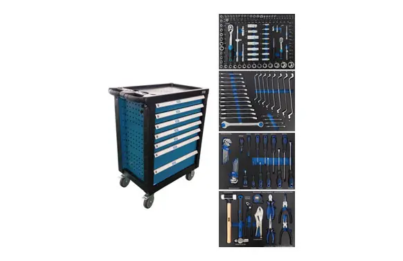 Comprar En Línea CARRO HERRAMIENTAS 7 CAJONES 172 PIEZAS VASOS, PUNTAS Y HERRAMIENTAS