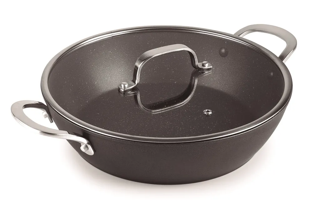 CACEROLA BAJA CON TAPA EASY 24 CM Directo De Fábrica