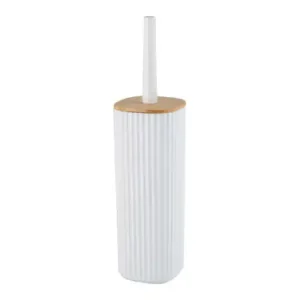 No Te Lo Pierdas ESCOBILLERO WC BLANCO BAMBU SERIE ROTELLO