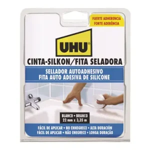 No Te Lo Pierdas CINTA COC/BAÑO SELLADORA 3,5MTX22 MM AUTOADH BL SILKON UHU