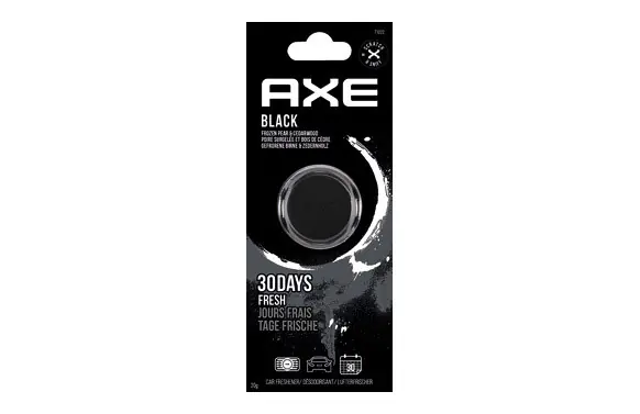 Liquidación AMBIENTADOR REJILLA AUTO MINI AROMA AXE ICE BLACK