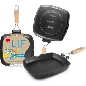GRILL LISO ASA ABATIBLE 20 CM INDUCCION Envío Internacional