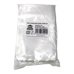 Mejor Calidad BOLSA ENVASAR VACIO (PAQ 50 UDS) 16 X 25 CM