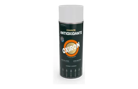 Precio Económico ESMALTE ANTIOXIDANTE SPRAY OXIRON LISO SATINADO 400 ML BLANCO