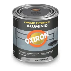 Precio De Oferta ESMALTE EXTERIORES OXIRON 250 ML ALUMINIO