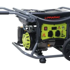 Compra Ahora GENERADOR GASOLINA MOTOR PRAMAC OHV 230 V 50 HZ CON RUEDA GRIS/VERDE