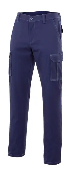 PANTALON POLIESTER / ALGODON 240 GR AZUL MARINO TALLA 40 Imprescindible (Must-Have)