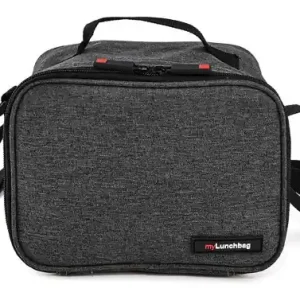 BOLSA PORTA ALIMENTOS ON THE GO NEGRA + CONTENEDOR VIDRIO 0,840 ML Barato