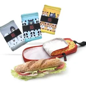 Ocasión Especial PORTABOCADILLOS ENROLLABLE ZIPPER ROLL FIRENDS SURTIDO 4 COLORES