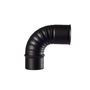 CODO VITRIFICADO NEGRO CHIMENEA 90° Compra Ahora