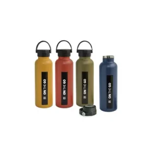 Gran Oferta BOTELLA INOX TERMO ON THE GO 750 ML SURTIDO 4 COLORES