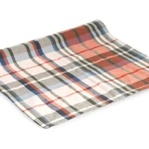 CAMINO DE MESA ALGODON CUADROS AUTUM 140 X 140 CM De Moda
