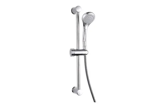 KIT DE BARRA DE DUCHA DE ACERO INOXIDABLE DE 52 CM MANGO DUCHA E 65 CM CON 5 FUNCIONES CROMADO Nueva Colección