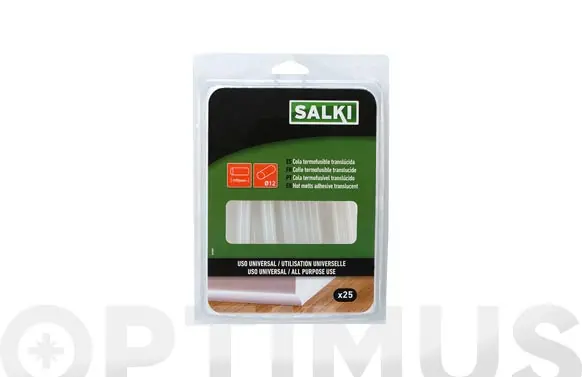 Rebajas COLA TERMOFUSIBLE BARRA 22 UDS Ø 8 X 95 MM TRANSPARENTE