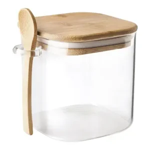 TARRO PARA CAFE/AZUCAR + CUCHARILLA 1200 ML Stock Limitado