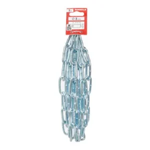 CADENA ESLABON LARGO ACERO CINCADO DIN5685-1 4MM 3M Premium