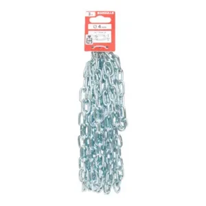 CADENA ESLABON SEMILARGO ACERO CINCADO DIN5685-2 5MM 2M Imprescindible (Must-Have)