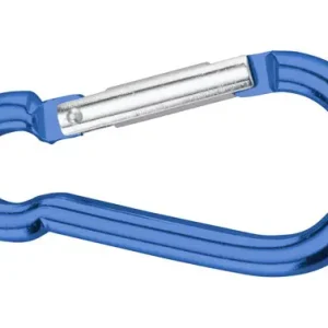 MOSQUETON ALUMINIO BOMBERO (BL 2UNI) 6MM AZUL Gran Oferta