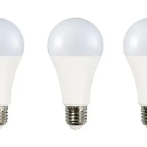 BOMBILLA ILUMIN ESTANDAR LED 3 UNID A60 E27 17W 1710LM 6500K Máxima Calidad