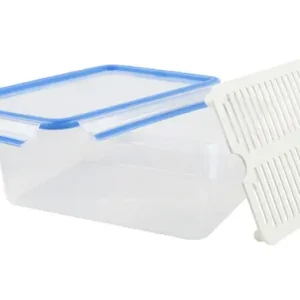 CONTENEDOR HERMETICO RECTANGULAR 3,7 L REJILLA Premium