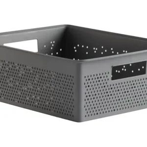 CESTA ORDENACION BOHOL 12 L GRIS ANTRACITA Favorito De Clientes