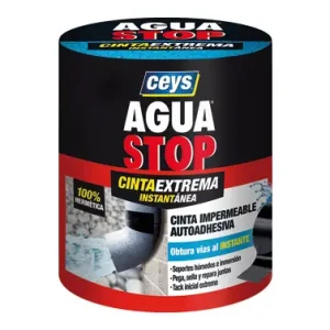 CINTA REPARACION INSTANTANEA AGUASTOP 10 CM X 1,5 M TRANSPARENTE Premium