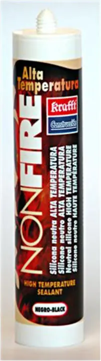 SILICONA ALTA TEMPERATURA NONFIRE 60-310º 300 ML NEGRO Precio Bajo