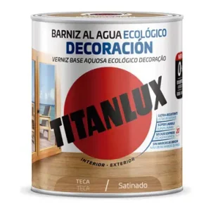 BARNIZ AL AGUA ECOLOGICO DECORACION SATINADO 750 ML TECA Compra Hoy
