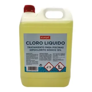 CLORO LIQUIDO PARA PISCINAS 5 L Artesanal