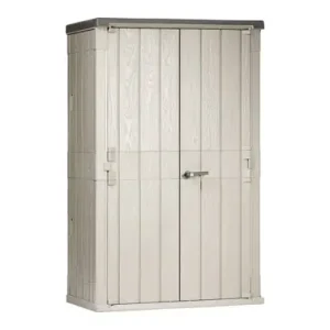 COBERTIZO RESINA STORA WAY 1670 L ALTO 130 X 75,6 X 206,2H TAUPE/ANTRACITA Auténtico