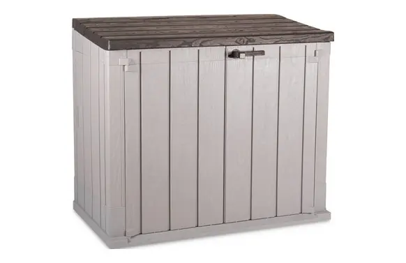 COBERTIZO RESINA STORER PLUS 842 L 129,5 X 74,5 X 111H TAUPE/MARRON Garantía De Devolución De Dinero