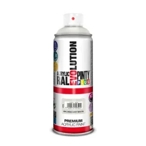 PINTURA SPRAY ACRILICA EVOLUTION BRILLO 520 CC RAL 9002 BLANCO GRISACEO Envío Gratis