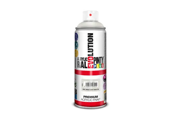 PINTURA SPRAY ACRILICA EVOLUTION BRILLO 520 CC RAL 9002 BLANCO GRISACEO Envío Gratis