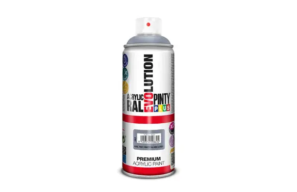 PINTURA SPRAY ACRILICA EVOLUTION MATE 520 CC RAL 7001 GRIS PLATA Precio Bajo