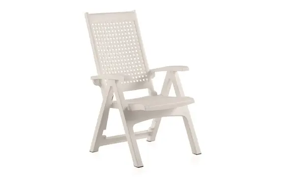 SILLON POSICIONES RESINA METAL BLANCO Precio Bajo