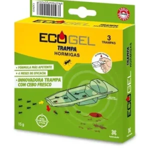 TRAMPA CEBO HORMIGA GEL ECOGEL 3 UDS 15 GR Precio Rebajado
